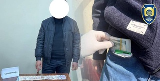 В Самаркандской области задержан инспектор, требовавший 2200 долларов у предпринимателя