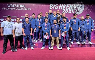 Сборная Узбекистана - в тройке лидеров на чемпионате Азии по греко-римской борьбе