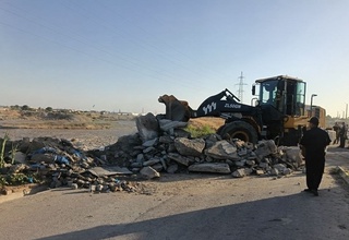 Чирчиқ дарёсининг сув иншооти яқинидаги қирғоқ бетон қопламаси қисман ўпирилиб тушди