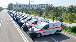 «103» қызметіне жаңа автокөліктер тапсырылды