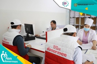 “Men donorman” xayriya aksiyasida 3 ming 120 nafar ko'ngilli ishtirok etdi