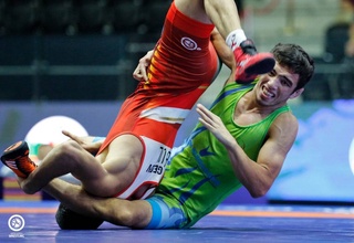 Борцы из Узбекистана завоевали на Чемпионате Азии восемь медалей
