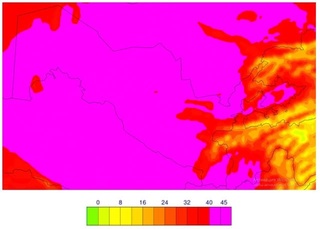 Havo harorati +45 darajagacha koʻtariladi — Oʻzgidromet