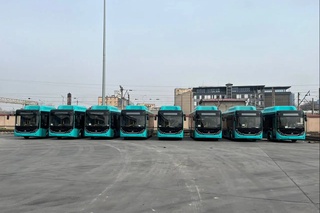 Ангрен қаласына  15  “YUTONG”  автобусы әкелінді