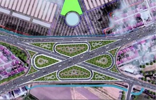 Временно ограничено движение на перекрестке Ташкентской кольцевой автодороги и трассы «Ташкент - Нурафшон»