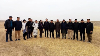 Канимехский район Навоийской области посетила делегация в составе заместителя Премьер-министра Монголии, представителей посольства Монголии в Узбекистане