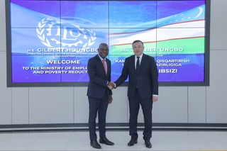 Xalqaro Mehnat tashkiloti (XMT) bosh direktori janob Jilber Ungbo boshchiligidagi delegatsiya mamlakatimizda