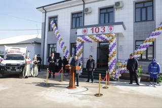 В Кызылтепинском районе Навоийской области введена в эксплуатацию современная станция скорой медицинской помощи