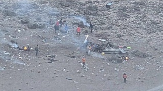 На горе Килиманджаро разбился вертолет