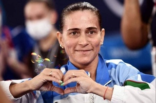 Легендарная узбекская гимнастка Оксана Чусовитина выиграла Кубок мира