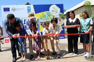 ПРООН и ЕС запустили в Ташкентской области систему капельного орошения на солнечных батареях