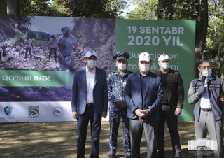 Тошкентда илк бора бутунжаҳон тозалик куни нишонланди