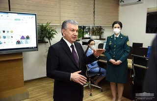 Президент ознакомился с деятельностью главного управления внутренних дел