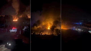 Денов туманидаги савдо мажмуасида ёнғин чиқди