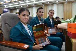 Diyora “katta leytenant”, Ulugʻbek va  Svetlanaga “leytenant” harbiy unvoni berildi