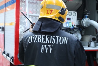 Тошкентда автобуснинг матор қисмида ёнғин келиб чиқди