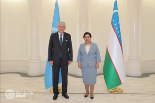 Олий Мажлис Сенати Раиси БМТ Бош Ассамблеяси 75-сессияси раиси билан учрашди