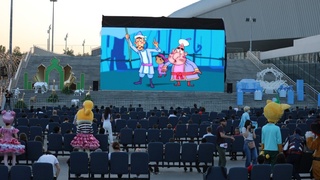 Ҳумо аренада миллий анимацион фильмлар намойиши бўлиб ўтди