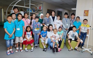 Председатель Попечительского совета Фонда «Zamin» посетила госпитальную школу «Мехрли мактаб» в Ташкенте