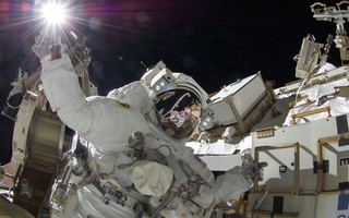 Astronaut Williams became the record holder for the longest spacewalks.