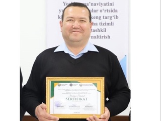 Бухоролик ўқитувчи вазир жамғармаси устамаси учун ўтказилган ҳар иккала синовда ҳам энг юқори натижани қайд этди