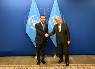 Бахтиёр Саидов БМТ Бош котиби Антониу Гутерриш билан учрашди