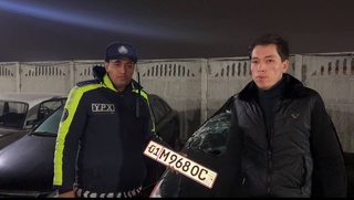 Тошкентда “Nexia-3” бошқарувни йўқотиб бетон тўсиққа бориб урилди