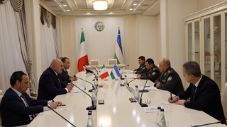 Ўзбекистон мудофаа вазири Италия мудофаа вазирини қабул қилди