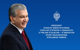 Ба ғолибони Бозиҳои V параосиёии ҷавонон – аъзои ҳайати варзишии Ӯзбекистон