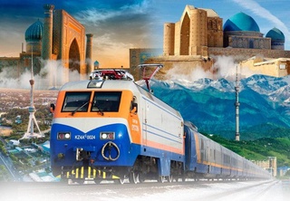 The first railway tour between Kazakhstan and Uzbekistan is launched