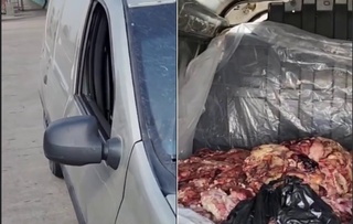 Қидирувда бўлган машина юкхонасидан номаълум ҳайвон гўштлари топилди