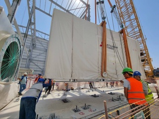 Ташкентский ТЭЦ: в рамках инвестиционного проекта поставлена первая газовая турбина