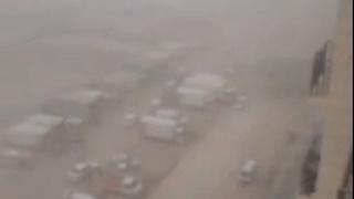 Термиз шаҳрида кучли чанг бўрони кузатилмоқда