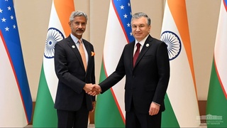 President of Uzbekistan receives the Minister of External Affairs of India
