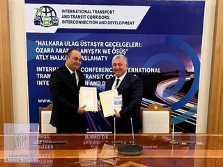 ҶС “Ўзтемирйӯлконтейнер” ва “Бандаргоҳи байналхалқии баҳрии Туркманбошӣ” меморандум имзо карданд