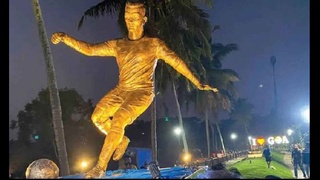 Жители индийского штата Гоа неоднозначно восприняли статую Роналду