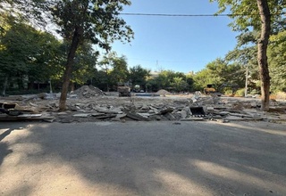 Мирободдаги болалар майдончаси ўрнидаги ноқонуний қурилиш юзасидан жиноят иши қўзғатилди