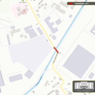 Қорасув устидан ўтувчи кўприк реконструкция учун ёпилди