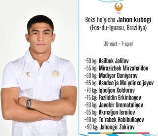 Сборная Узбекистана по боксу выступит на Кубке мира