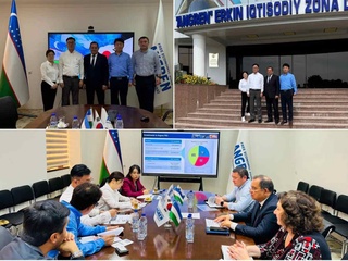 Janubiy Koreya kompaniyasi “Angren” EIZ hududida yangi loyihalarni ishga tushiradi