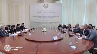 Олий Мажлис Сенати Раиси Европа парламенти делегацияси билан учрашди