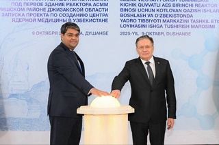 Өзбекстанда киши атом электр станциясы ҳәм Ядро медицинасы орайының жойбарлары басланды