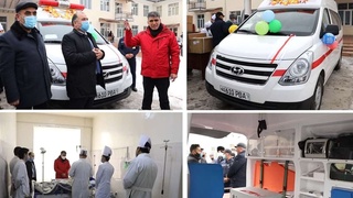 Сўх тумани тиббиёт бирлашмаси энг замонавий тиббий жиҳозлар билан таъминланди