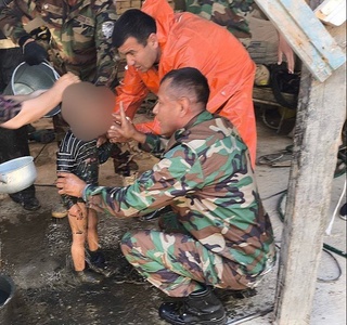 Наманганда 3 ёшли бола ҳожатхонага тушиб кетди