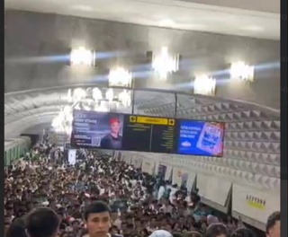 "Беруний" метро бекатида катта "пробка" юзага келди
