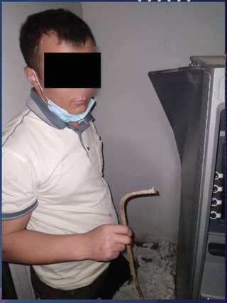 Иштихонда банкоматни ўмармоқчи бўлган шахс қўлга олинди