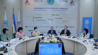 Олий Мажлис Сенати ҳамда ЮНИСEФнинг Ўзбекистондаги ваколатхонаси ҳамкорлигида давра суҳбати ўтказилди
