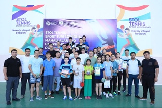 В Навоийской области прошел чемпионат Узбекистана по настольному теннису