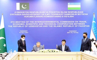 В Ташкенте состоялось VI заседание узбекско-пакистанской межправительственной комиссии по торгово-экономическому и научно-техническому сотрудничеству