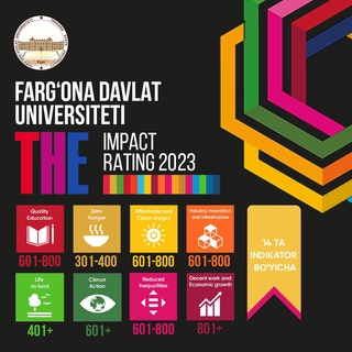 Fargʻona davlat universiteti - Times Higher Education (the) reytingining 14 ta yoʻnalishida eʼtirof etildi